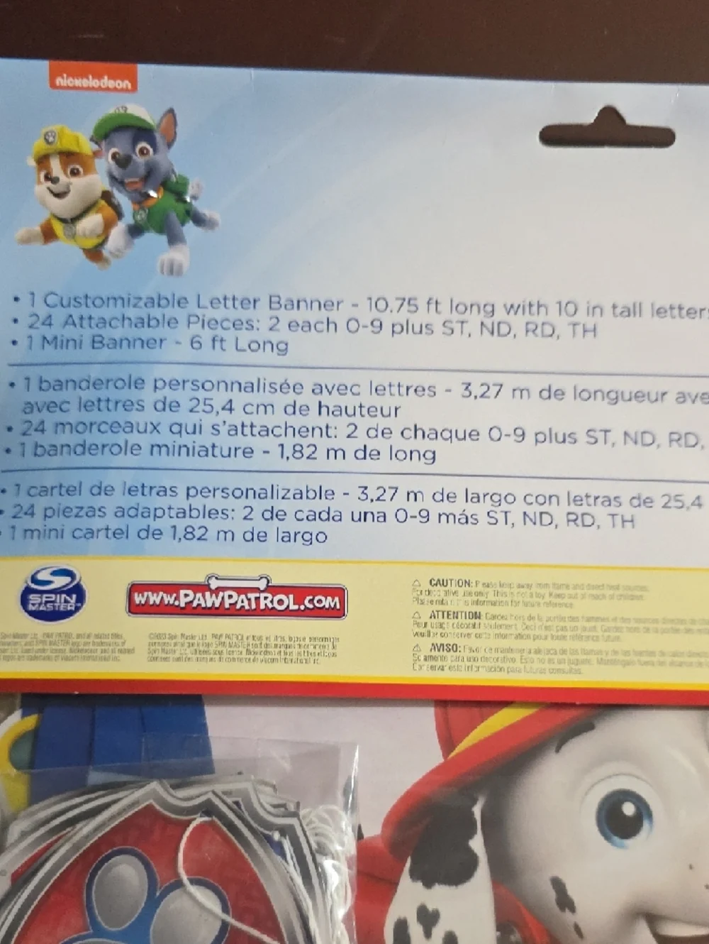 Paw Patrol decor customizable